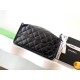 Repliche Chanel AS5293 Borsa a secchiello piccola Hobo Vintage con coulisse in vacchetta nera Imitazioni False Online
