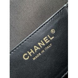 Replica Chanel AS5293 Borsa a secchiello piccola Hobo Vintage con coulisse in vacchetta nera Imitazioni False Repliche Chanel AS5293 Borsa a secchiello piccola Hobo Vintage con coulisse in vacchetta nera Imitazioni False Online