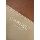 Repliche Chanel AS5293 Borsa a secchiello piccola Hobo Vintage con coulisse in pelle scamosciata marrone Imitazioni False Online