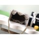 Repliche Chanel AS5293 Borsa a secchiello piccola Hobo Vintage con coulisse in pelle scamosciata viola chiaro Imitazioni False Online
