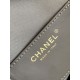 Repliche Chanel AS5293 Borsa a secchiello piccola Hobo Vintage con coulisse in pelle scamosciata viola chiaro Imitazioni False Online