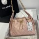 Replica Chanel AS5293 Borsa a secchiello piccola Hobo Vintage con coulisse in pelle di vitello granata rosa Imitazioni False Repliche Chanel AS5293 Borsa a secchiello piccola Hobo Vintage con coulisse in pelle di vitello granata rosa Imitazioni False Online