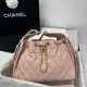 Replica Chanel AS5293 Borsa a secchiello piccola Hobo Vintage con coulisse in pelle di vitello granata rosa Imitazioni False Repliche Chanel AS5293 Borsa a secchiello piccola Hobo Vintage con coulisse in pelle di vitello granata rosa Imitazioni False Online