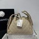 Replica Chanel AS5293 Borsa a secchiello piccola Hobo Vintage con coulisse in pelle di vitello granata albicocca Imitazioni False Repliche Chanel AS5293 Borsa a secchiello piccola Hobo Vintage con coulisse in pelle di vitello granata albicocca Imitazioni False Online