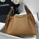 Replica Chanel 25c AS5293 Borsa a secchiello Hobo Vintage piccola con coulisse in pelle di vitello granata Marrone Imitazioni False Repliche Chanel 25c AS5293 Borsa a secchiello Hobo Vintage piccola con coulisse in pelle di vitello granata Marrone Imitazioni False Online