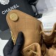 Replica Chanel 25c AS5293 Borsa a secchiello Hobo Vintage piccola con coulisse in pelle di vitello granata Marrone Imitazioni False Repliche Chanel 25c AS5293 Borsa a secchiello Hobo Vintage piccola con coulisse in pelle di vitello granata Marrone Imitazioni False Online