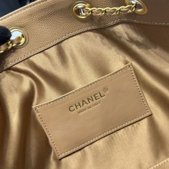 Replica Chanel 25c AS5293 Borsa a secchiello Hobo Vintage piccola con coulisse in pelle di vitello granata Marrone Imitazioni False Repliche Chanel 25c AS5293 Borsa a secchiello Hobo Vintage piccola con coulisse in pelle di vitello granata Marrone Imitazioni False Online