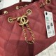 Replica Chanel 25c AS5293 Borsa a secchiello Hobo Vintage piccola con coulisse in pelle di vitello granata Rosso Imitazioni False Repliche Chanel 25c AS5293 Borsa a secchiello Hobo Vintage piccola con coulisse in pelle di vitello granata Rosso Imitazioni False Online