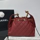 Replica Chanel 25c AS5293 Borsa a secchiello Hobo Vintage piccola con coulisse in pelle di vitello granata Rosso Imitazioni False Repliche Chanel 25c AS5293 Borsa a secchiello Hobo Vintage piccola con coulisse in pelle di vitello granata Rosso Imitazioni False Online