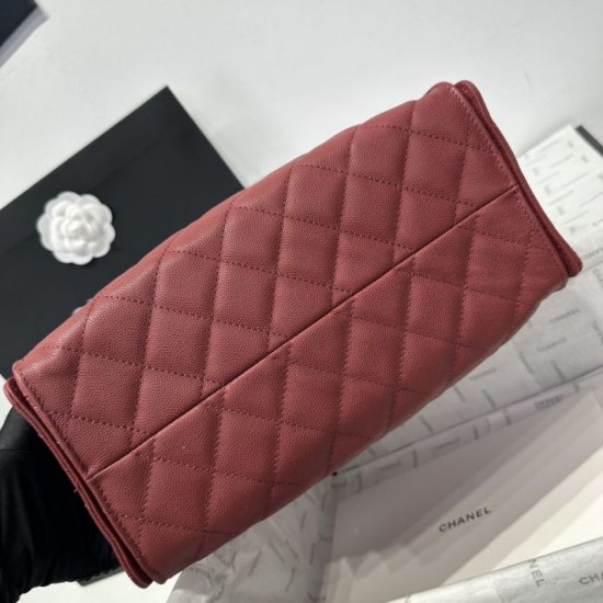 Replica Chanel 25c AS5293 Borsa a secchiello Hobo Vintage piccola con coulisse in pelle di vitello granata Rosso Imitazioni False Repliche Chanel 25c AS5293 Borsa a secchiello Hobo Vintage piccola con coulisse in pelle di vitello granata Rosso Imitazioni False Online