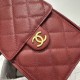 Replica Chanel 25c AS5293 Borsa a secchiello Hobo Vintage piccola con coulisse in pelle di vitello granata Rosso Imitazioni False Repliche Chanel 25c AS5293 Borsa a secchiello Hobo Vintage piccola con coulisse in pelle di vitello granata Rosso Imitazioni False Online
