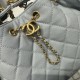 Replica Chanel 25c AS5293 Borsa a secchiello Hobo Vintage piccola con coulisse in pelle di vitello granata Blu Imitazioni False Repliche Chanel 25c AS5293 Borsa a secchiello Hobo Vintage piccola con coulisse in pelle di vitello granata Blu Imitazioni False Online