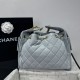 Replica Chanel 25c AS5293 Borsa a secchiello Hobo Vintage piccola con coulisse in pelle di vitello granata Blu Imitazioni False Repliche Chanel 25c AS5293 Borsa a secchiello Hobo Vintage piccola con coulisse in pelle di vitello granata Blu Imitazioni False Online