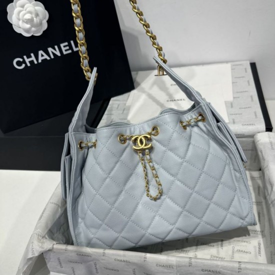 Replica Chanel 25c AS5293 Borsa a secchiello Hobo Vintage piccola con coulisse in pelle di vitello granata Blu Imitazioni False Repliche Chanel 25c AS5293 Borsa a secchiello Hobo Vintage piccola con coulisse in pelle di vitello granata Blu Imitazioni False Online