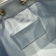 Replica Chanel 25c AS5293 Borsa a secchiello Hobo Vintage piccola con coulisse in pelle di vitello granata Blu Imitazioni False Repliche Chanel 25c AS5293 Borsa a secchiello Hobo Vintage piccola con coulisse in pelle di vitello granata Blu Imitazioni False Online