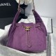 Replica Chanel 25c AS5293 Borsa a secchiello Hobo Vintage piccola con coulisse Denim Viola Imitazioni False Repliche Chanel 25c AS5293 Borsa a secchiello Hobo Vintage piccola con coulisse Denim Viola Imitazioni False Online