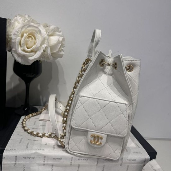 Replica Zaino Chanel 25B Medio in Vitello Granato Bianco AS5600 Imitazioni False Repliche Zaino Chanel 25B Medio in Vitello Granato Bianco AS5600 Imitazioni False Online