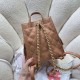 Repliche Zaino Chanel 25B Medio in Vitello Granato Marrone AS5600 Imitazioni False Online
