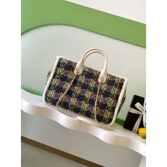 Replica Borsa Shopping Chanel 25N AS5689 in Tweed Agnello Coco Neige Verde Imitazioni False Repliche Borsa Shopping Chanel 25N AS5689 in Tweed Agnello Coco Neige Verde Imitazioni False Online