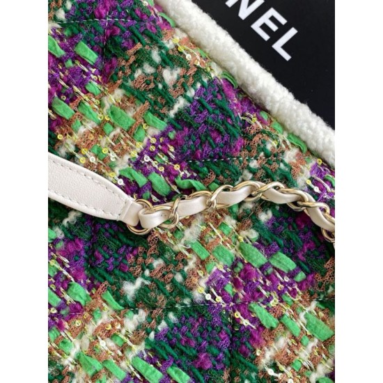 Replica Borsa Shopping Chanel 25N AS5689 in Tweed Agnello Coco Neige Verde Imitazioni False Repliche Borsa Shopping Chanel 25N AS5689 in Tweed Agnello Coco Neige Verde Imitazioni False Online