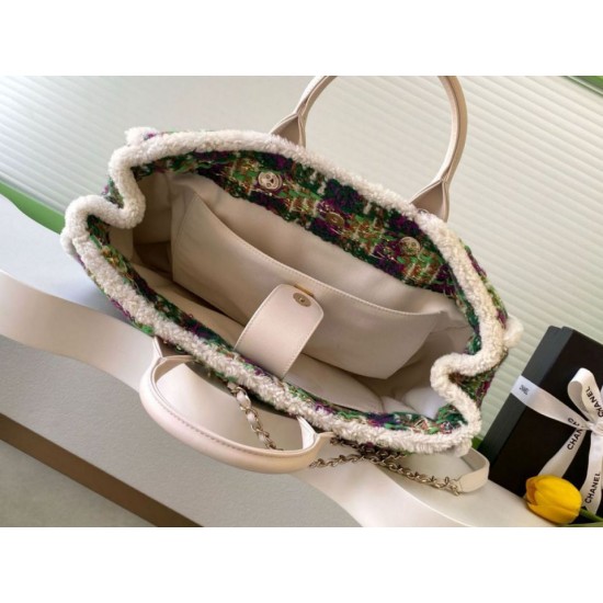 Replica Borsa Shopping Chanel 25N AS5689 in Tweed Agnello Coco Neige Verde Imitazioni False Repliche Borsa Shopping Chanel 25N AS5689 in Tweed Agnello Coco Neige Verde Imitazioni False Online