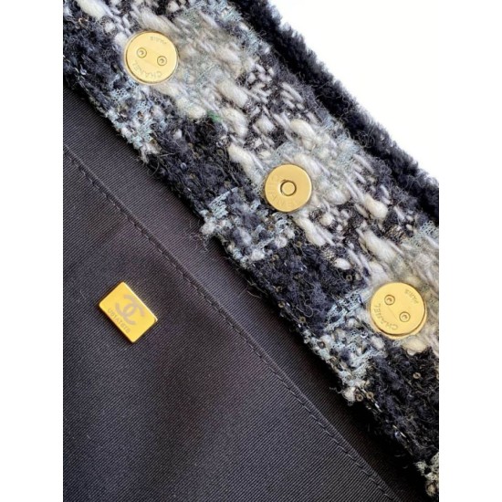 Replica Borsa Shopping Chanel 25N AS5689 in Tweed Agnello Coco Neige Nero Imitazioni False Repliche Borsa Shopping Chanel 25N AS5689 in Tweed Agnello Coco Neige Nero Imitazioni False Online
