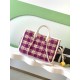 Repliche Borsa Shopping Chanel 25N AS5689 in Tweed Agnello Coco Neige Viola Imitazioni False Online