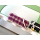 Repliche Borsa Shopping Chanel 25N AS5689 in Tweed Agnello Coco Neige Viola Imitazioni False Online