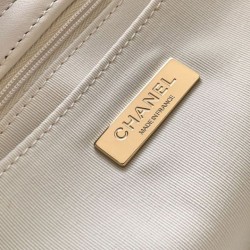 Repliche Borsa Shopping Chanel 25N AS5689 in Tweed Agnello Coco Neige Viola Imitazioni False Online