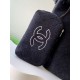 Repliche Borsa Tote Chanel Coco Beach con Borsa Piccola Agnello Nero Imitazioni False Online