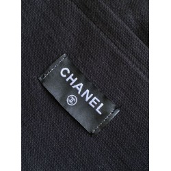 Repliche Borsa Tote Chanel Coco Beach con Borsa Piccola Agnello Nero Imitazioni False Online
