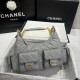 Repliche Borsa a tracolla Chanel 25C Matelasse Hobo AS5339 AS5302 Grigio Imitazioni False Online