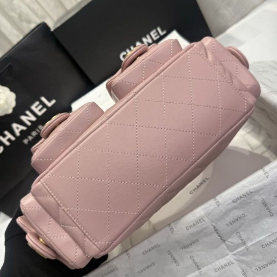 Repliche Borsa a tracolla Chanel 25C Matelasse Hobo AS5339 AS5302 Rosa Imitazioni False Online