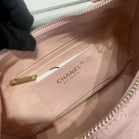 Repliche Borsa a tracolla Chanel 25C Matelasse Hobo AS5339 AS5302 Rosa Imitazioni False Online