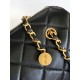 Repliche Borsa bowling piccola Chanel AS5792 Pelle di agnello Nero Imitazioni False Online