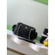 Repliche Borsa bowling piccola Chanel AS5792 Pelle di agnello Nero Imitazioni False Online