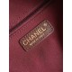 Repliche Borsa bowling piccola Chanel AS5792 Pelle di agnello Bordeaux Imitazioni False Online
