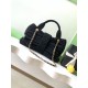 Repliche Borsa a fiocco Chanel 25K Pelle di vitello AS5851 Nero Imitazioni False Online