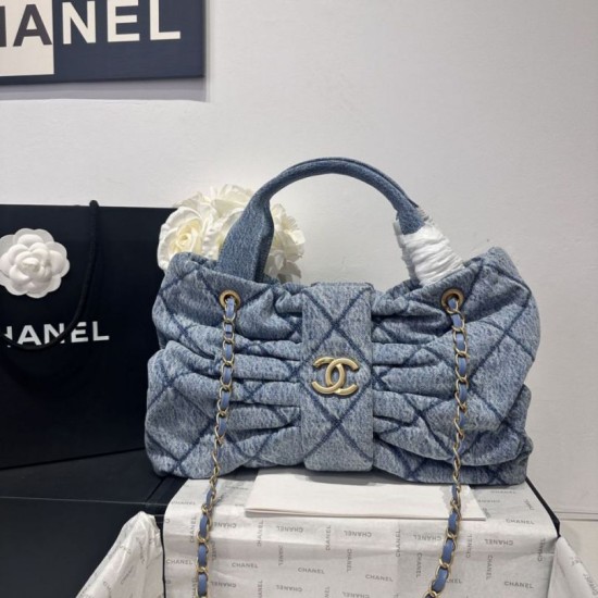 Replica Borsa a fiocco Chanel 25K Denim lavato AS5851 Nero Imitazioni False Repliche Borsa a fiocco Chanel 25K Denim lavato AS5851 Nero Imitazioni False Online