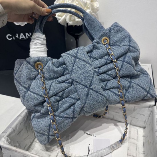 Replica Borsa a fiocco Chanel 25K Denim lavato AS5851 Nero Imitazioni False Repliche Borsa a fiocco Chanel 25K Denim lavato AS5851 Nero Imitazioni False Online