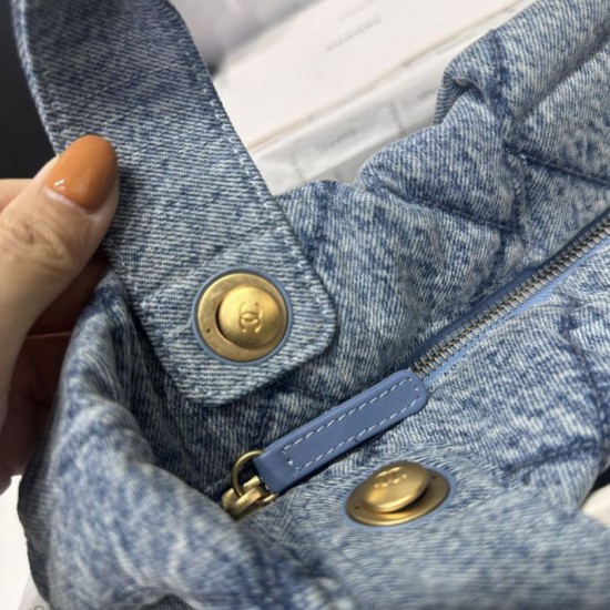 Replica Borsa a fiocco Chanel 25K Denim lavato AS5851 Nero Imitazioni False Repliche Borsa a fiocco Chanel 25K Denim lavato AS5851 Nero Imitazioni False Online