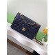 Replica Borsa Sweet Flap Chanel 24K Pelle di vacchetta oliata e cerata AS5145 Blu Imitazioni False Repliche Borsa Sweet Flap Chanel 24K Pelle di vacchetta oliata e cerata AS5145 Blu Imitazioni False Online