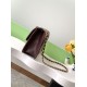 Repliche Borsa Chanel Sweet Flap 24K Pelle di vacchetta oliata e cerata AS5145 Borgogna Imitazioni False Online