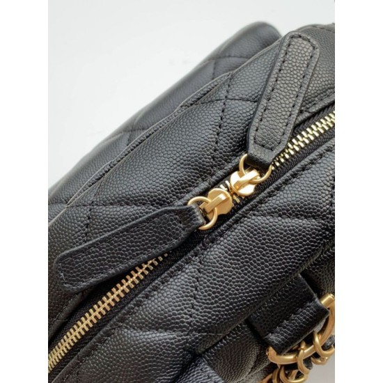 Repliche Zaino Chanel 25K Pelle di vitello granata AS5793 Nero Imitazioni False Online