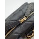 Repliche Zaino Chanel 25K Pelle di vitello granata AS5793 Nero Imitazioni False Online