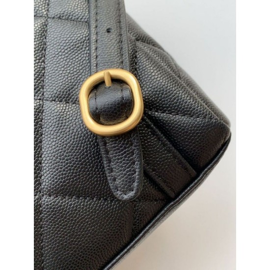 Repliche Zaino Chanel 25K Pelle di vitello granata AS5793 Nero Imitazioni False Online