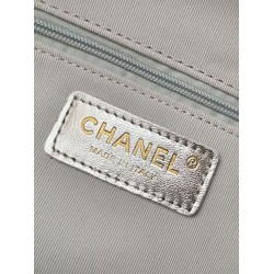 Repliche Zaino Chanel 25K Pelle di vitello granata AS5793 Argento Imitazioni False Online