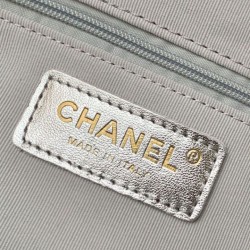 Repliche Zaino Chanel 25K Pelle di vitello granata AS5793 Argento Imitazioni False Online