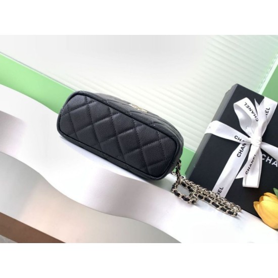 Replica Pochette Chanel 25S con catena Pelle di vitello granata AP4747 Nero Imitazioni False Repliche Pochette Chanel 25S con catena Pelle di vitello granata AP4747 Nero Imitazioni False Online