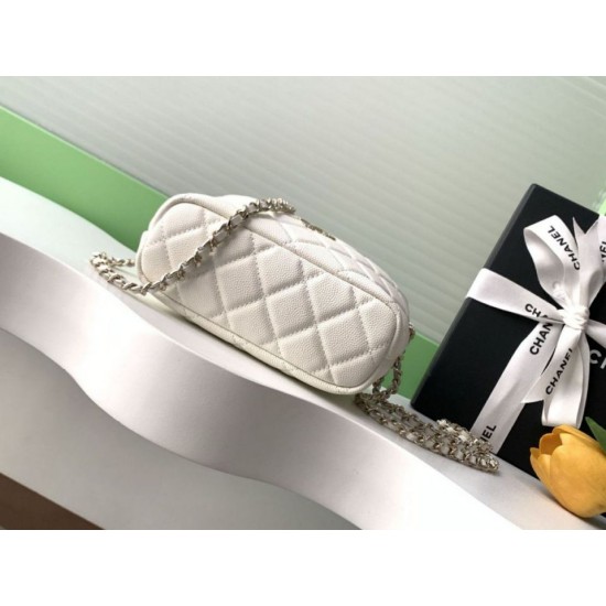 Replica Pochette Chanel 25S con catena Pelle di vitello granata AP4747 Bianco Imitazioni False Repliche Pochette Chanel 25S con catena Pelle di vitello granata AP4747 Bianco Imitazioni False Online